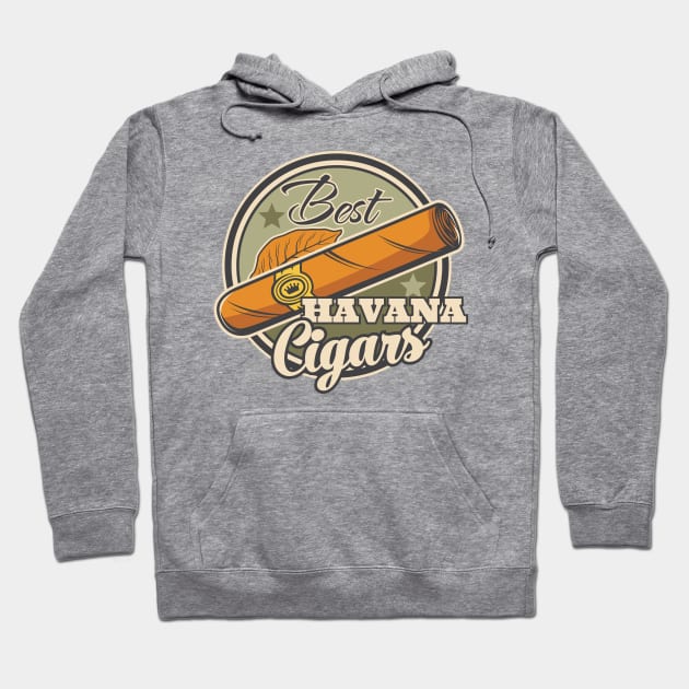 Best Havana Cigars Hoodie by JunkyDotCom